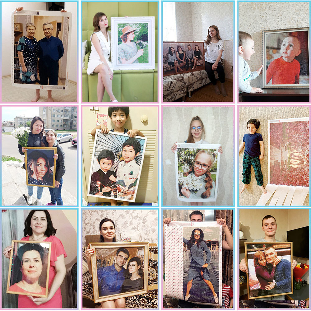 HUACAN Özelleştirilmiş Fotoğra - Photo Mosaic Print incelemesi ve fiyatı