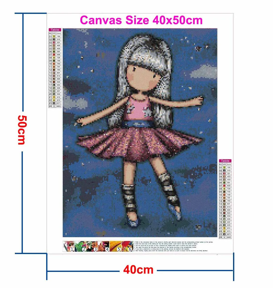 DIY 5D elmas boyama kiti Gorju - Photo Mosaic Print incelemesi ve fiyatı