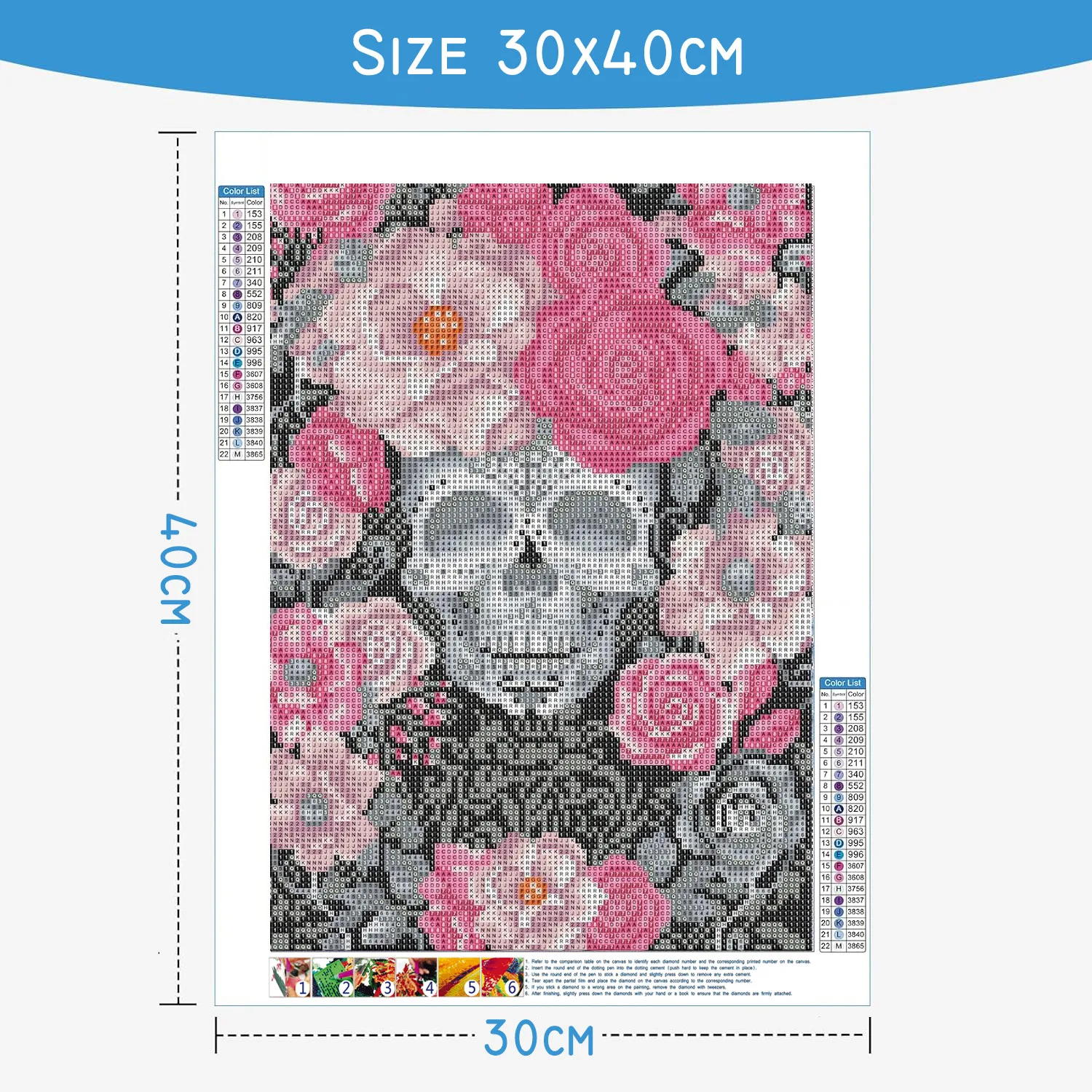 DIY 5D elmas boyama kiti Gorju - Photo Mosaic Print incelemesi ve fiyatı